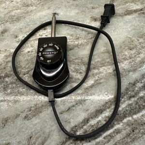 Presto Black Electric Temperature Control Dial